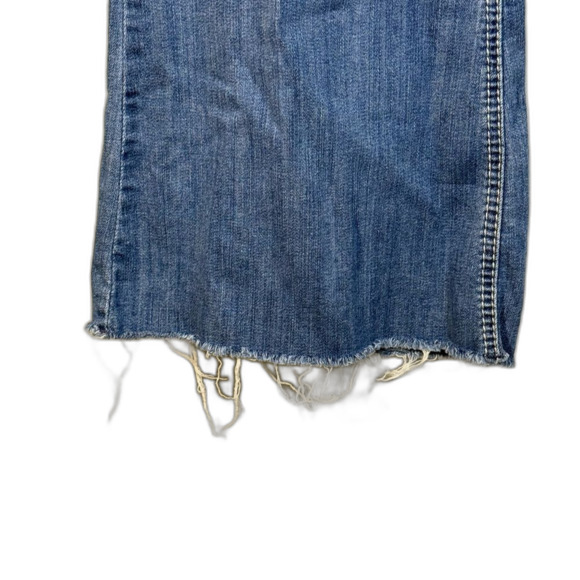 Ariat Real denim Flare Leg mid rise Jeans raw hem size 32 R - Picture 5 of 15